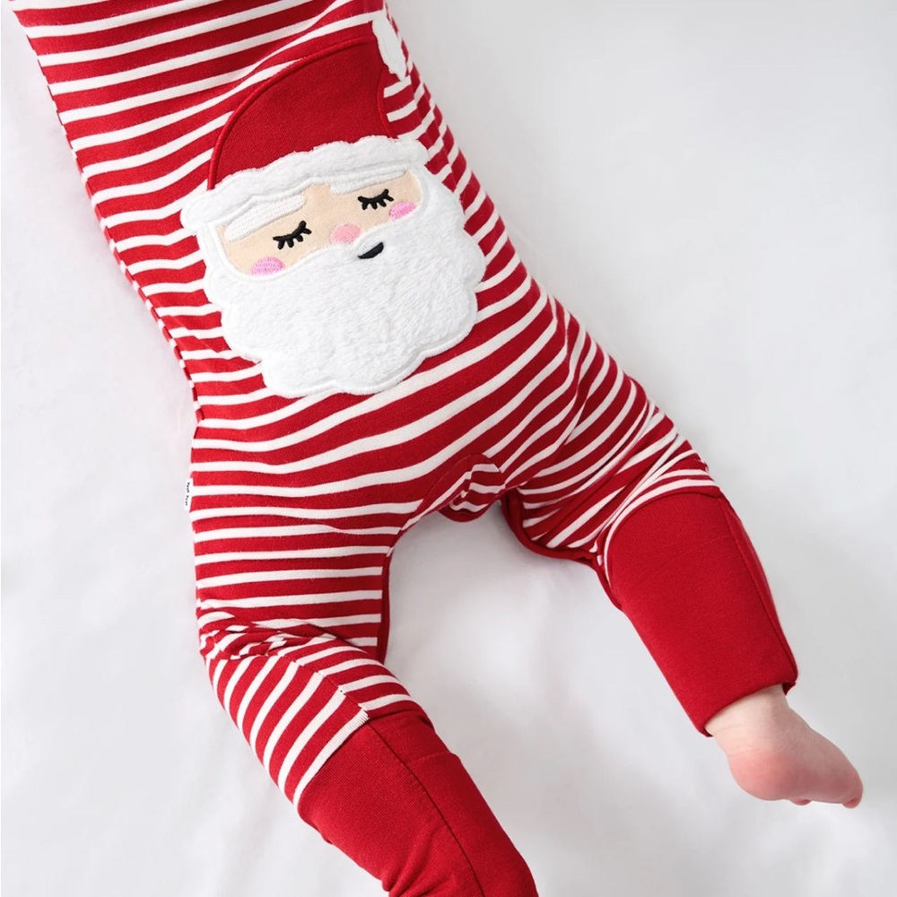 Little Sleepies Candy Cane Crescent Zippy
